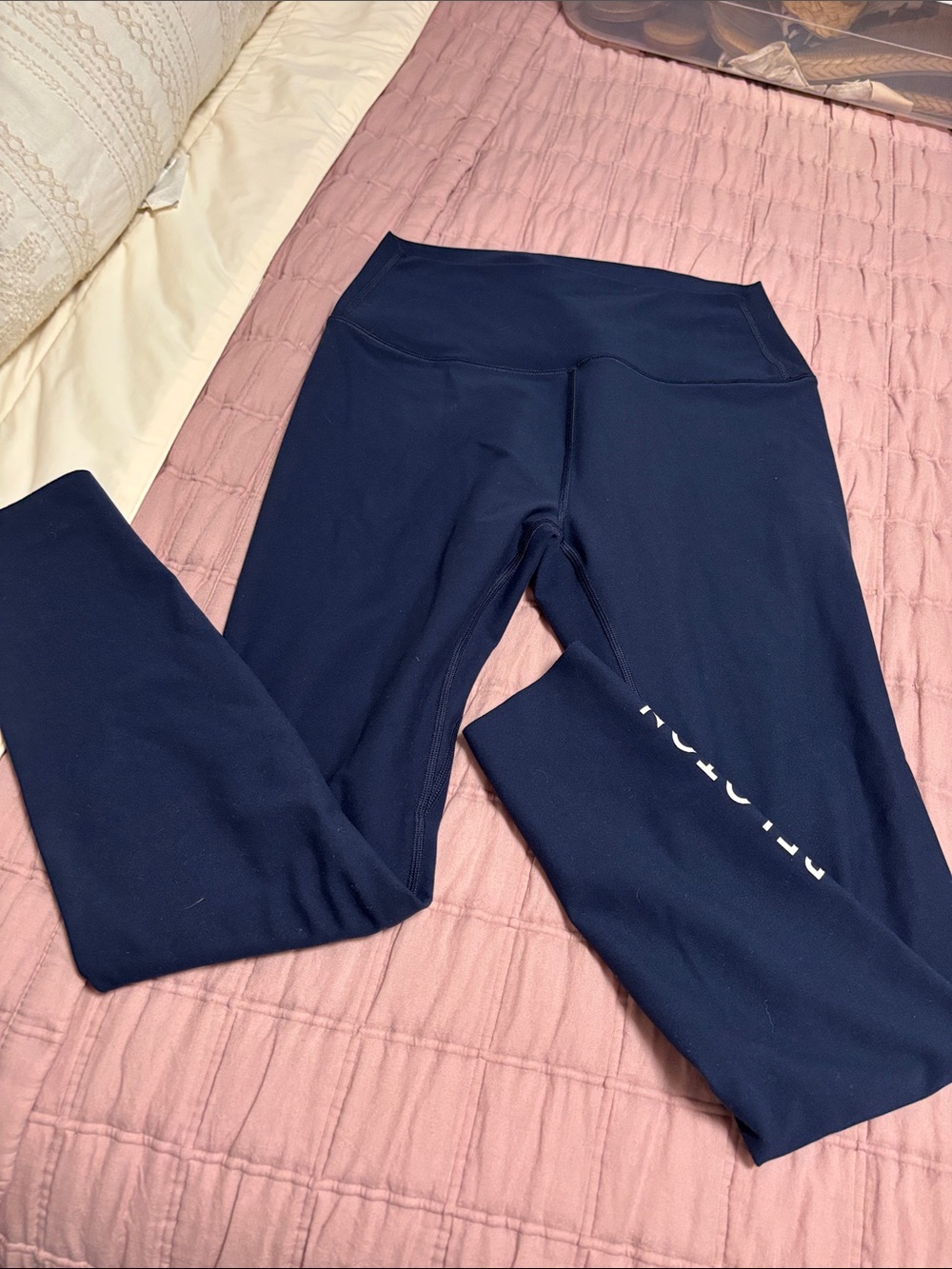 Peloton Navy Blue High-Waist Leggings
